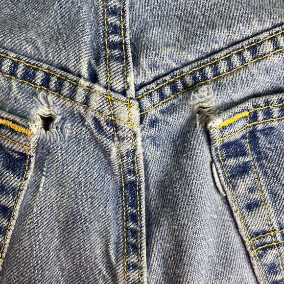 VTG Levis 90s Silver Tab Loose Fit Jeans USA Women’s 9/10 Med 29x29.5 Distressed - Picture 8 of 16